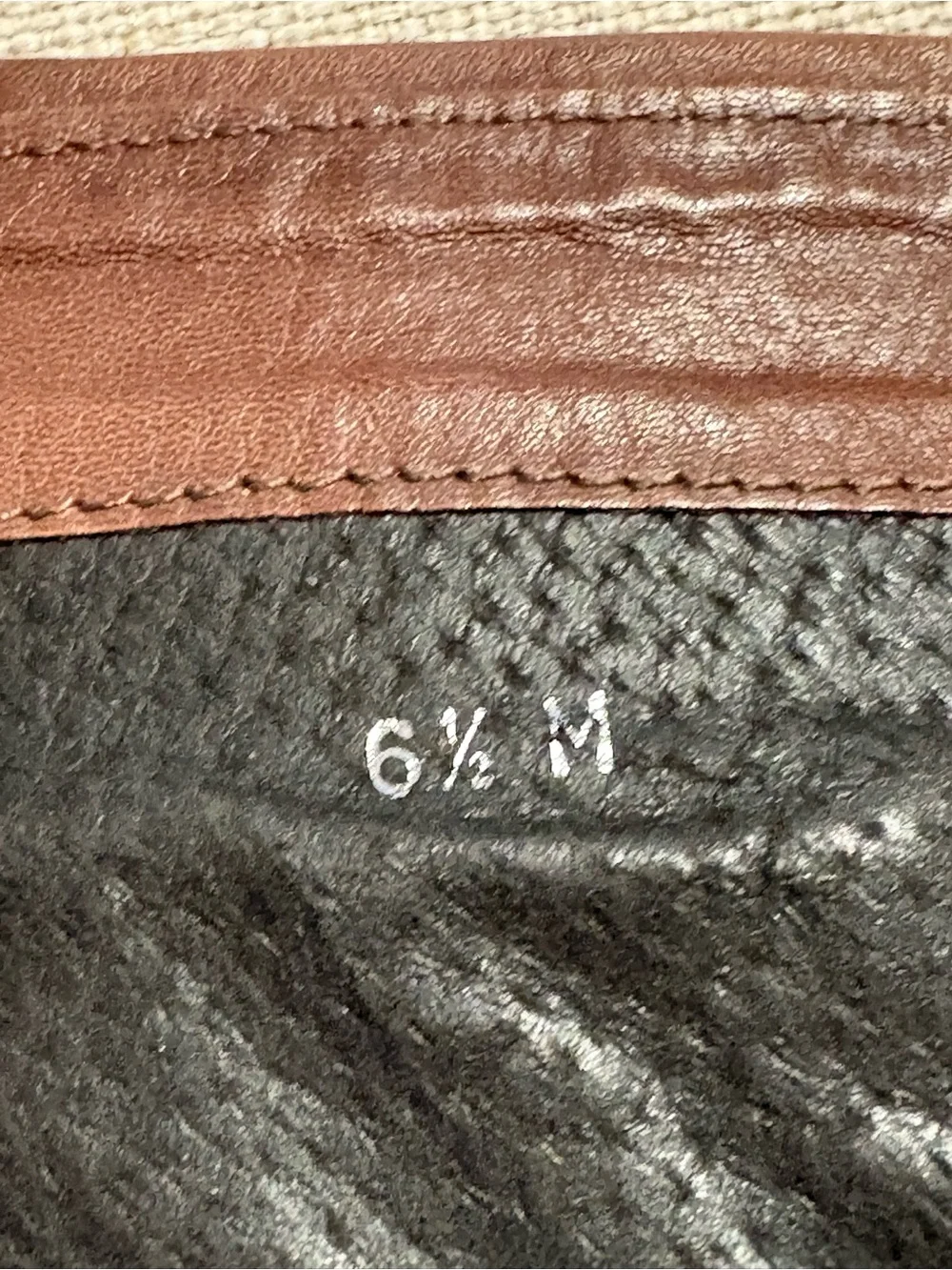 Sesto Meucci Women’s Brown Leather Riding Boots 6.5 M Made in Italy